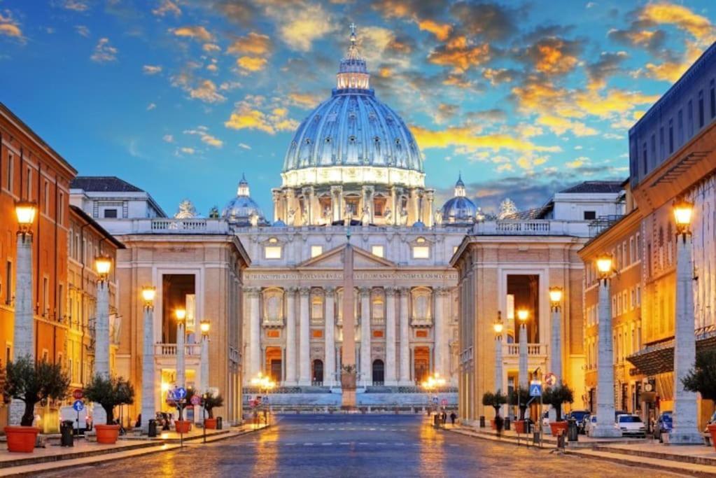 Vaticano-Metro A Luminoso Quadrilocale 罗马 外观 照片